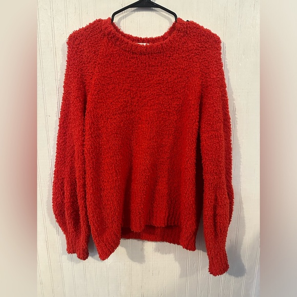 John + Jenn Sweaters - JOHN+JENN, Red Sherpa
